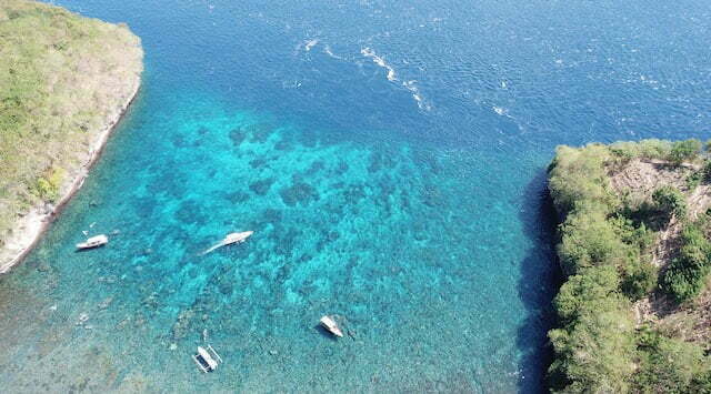 Gamat Bay dive site Nusa Penida Bali
